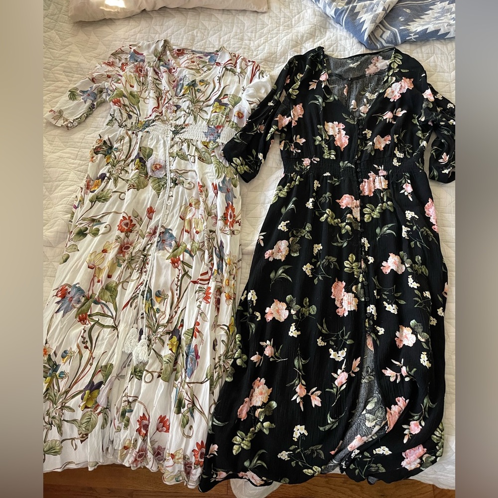 Large floral sundresses